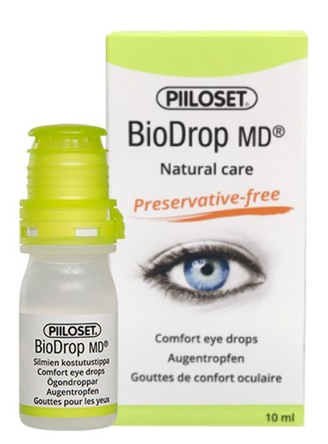 Увлажняющие капли для глаз Piiloset Bio Drop MD 10 мл - изображение 1
