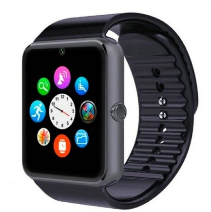 Часы Smart Watch GT-08 сенсорные Black (0617238) – фото, отзывы