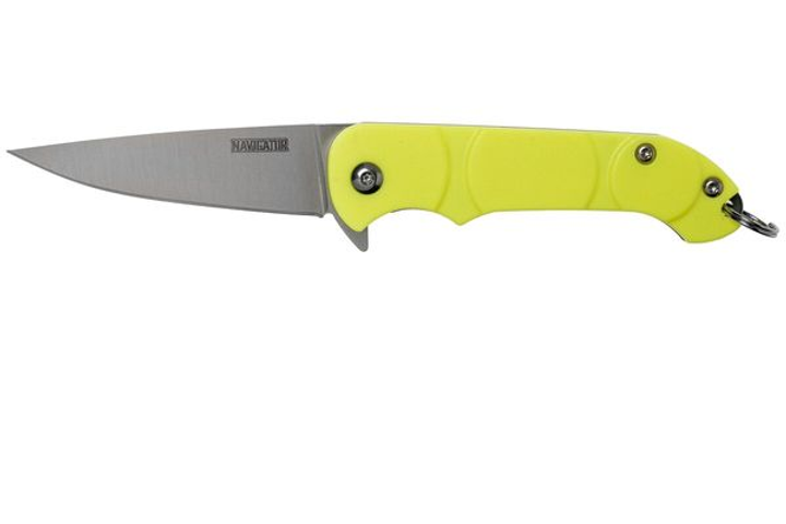 Нож складной карманный Ontario OKC Navigator Yellow 8900YEL (Liner Lock, 60/138 мм) - изображение 2