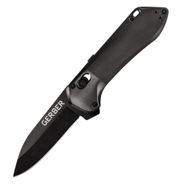 Ніж складаний кишеньковий Gerber Highbrow Black 30-001683 (Pivot Lock, /175 мм, чорний) - зображення 1