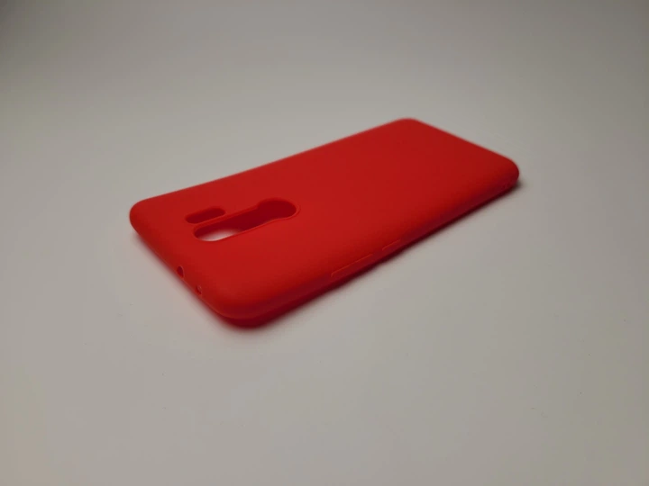 Чехол TPU Matte для Xiaomi Redmi 9 бампер красный - Фото 3 Чехол TPU Matte для Xiaomi Redmi 9 бампер красный - изображение 3