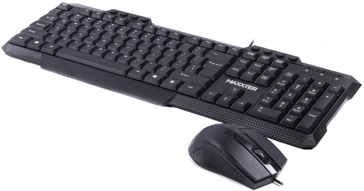 Комплект проводной Maxxter USB Black (KMS-CM-02-UA) - изображение 3