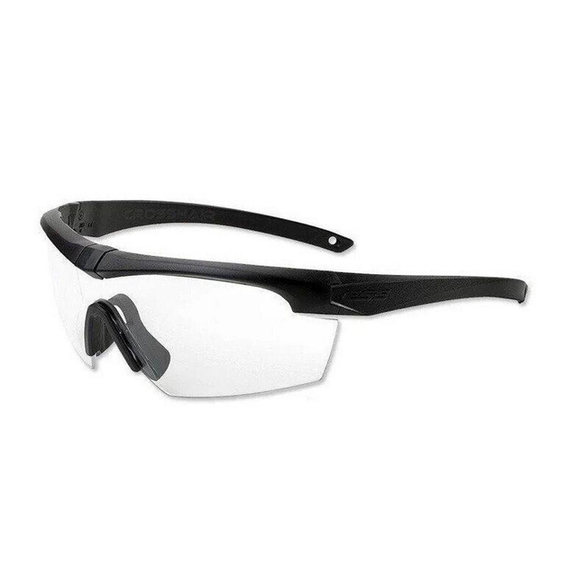 Балістичні окуляри ESS Crosshair з прозорою лінзою Чорний 2000000036144 - зображення 1