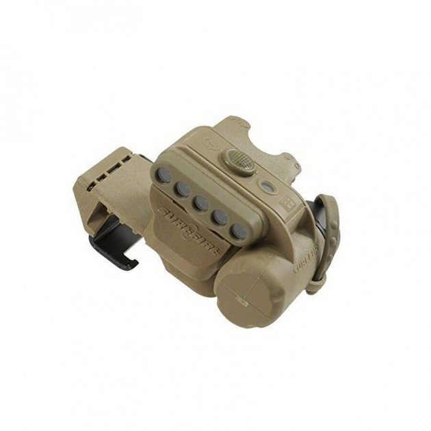 Нашлемний ліхтар Surefire Helmet Light HL1-A-TN Tan 7700000018496 - зображення 1