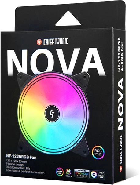 Кулер Chieftec Chieftronic Nova ARGB (NF-1225RGB) - зображення 8