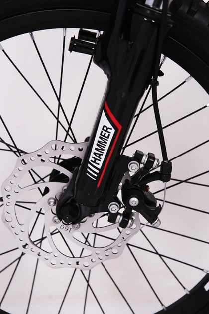 Горный Подростковый велосипед HAMMER S200 Колёса 20 Shimano Бело красный - Фото 4 Горный Подростковый велосипед HAMMER S200 Колёса 20 Shimano Бело красный - изображение 4