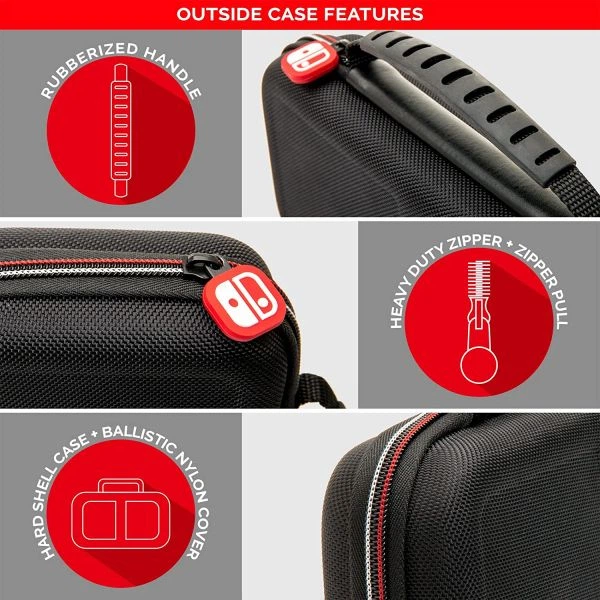 Nintendo Switch旧・ケース付 Чехол Deluxe Travel Case (Black) (Nintendo Switch, Switch Lite