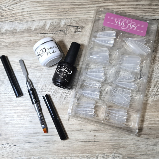 Стартовый набор для наращивания ногтей полигелем Sweet Nails набор №4 ...