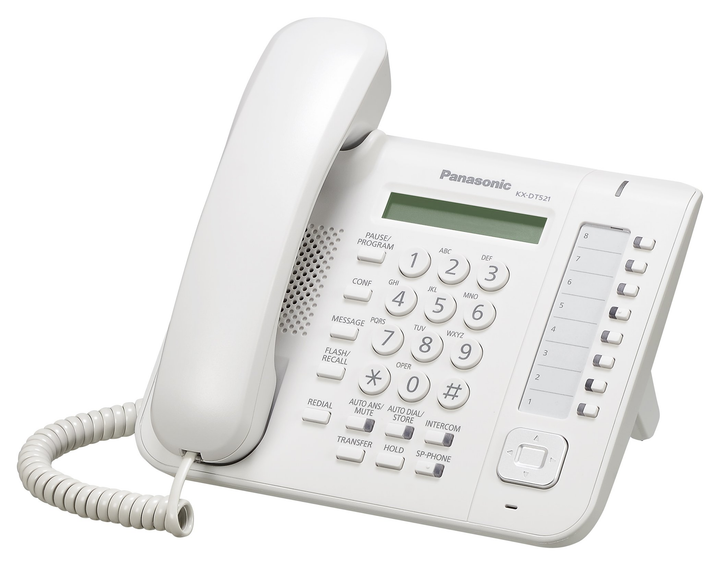 Системный телефон Panasonic KX-DT521RU White (цифровой) для АТС ...