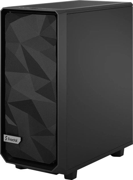 Корпус Fractal Design Meshify 2 Compact Light Tempered Glass Black (FD-C-MES2C-03) - зображення 4