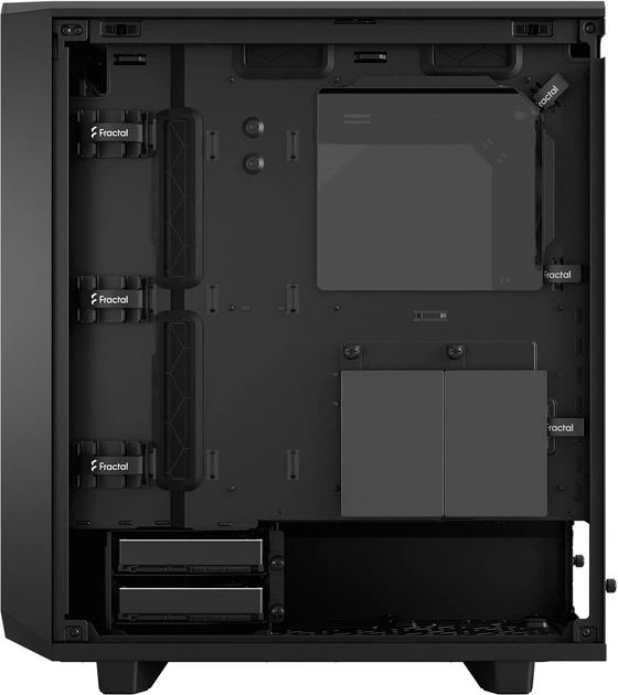 Корпус Fractal Design Meshify 2 Compact Light Tempered Glass Black (FD-C-MES2C-03) - зображення 15