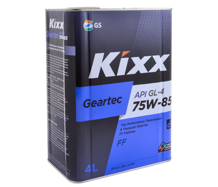 Трансмиссионное масло Kixx Geartec FF GL-4 75W-85 4л – фото, отзывы ...