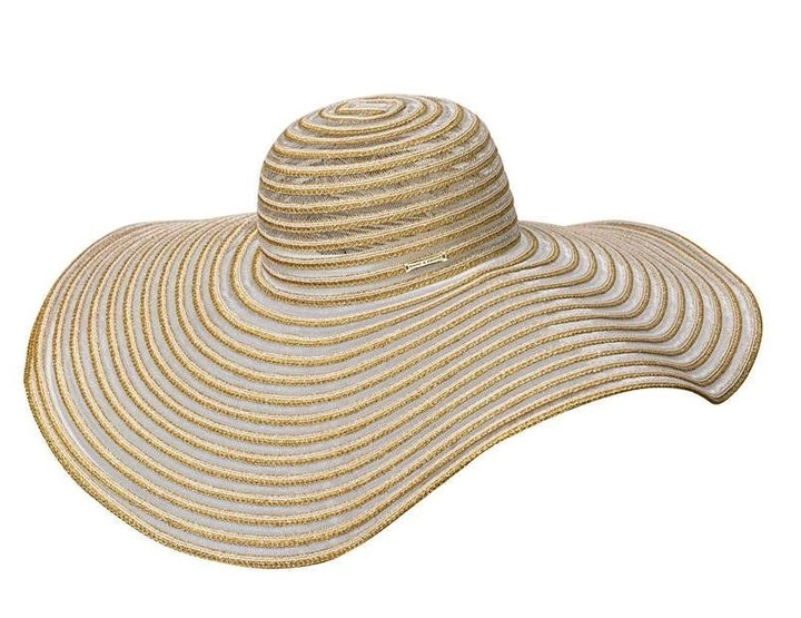 Пляжная шляпка с широкими полями