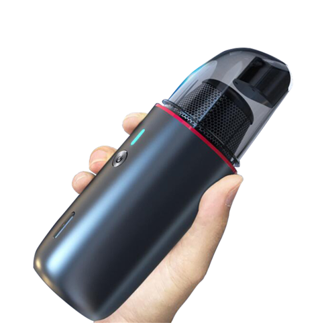 Автомобильный пылесос JZK Handheld Vacuum Cleaner портативный ручной мини авто пылесос с аккумулятором. Чёрный - изображение 3
