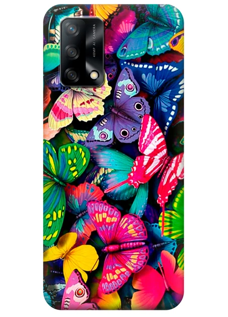 Силіконовий чохол ПринтОК для OPPO A74 - Метелики - Фото 1 Силіконовий чохол ПринтОК для OPPO A74 - Метелики - зображення 1