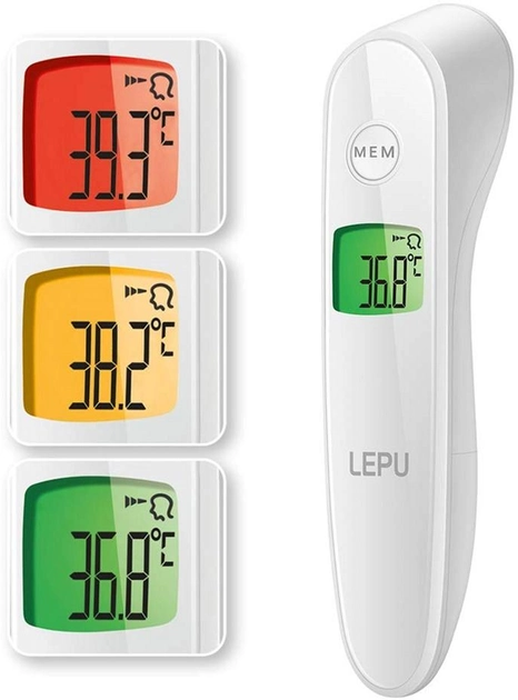 Безконтактний інфрачервоний термометр Lepu Medical LFR30B - зображення 2