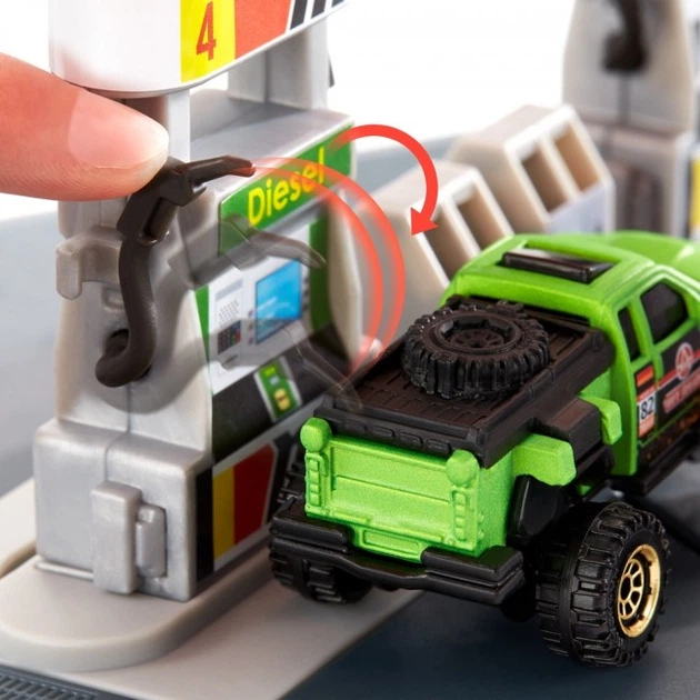 Ігровий набір Matchbox Справжні пригоди Заправка (GVY84) - зображення 6