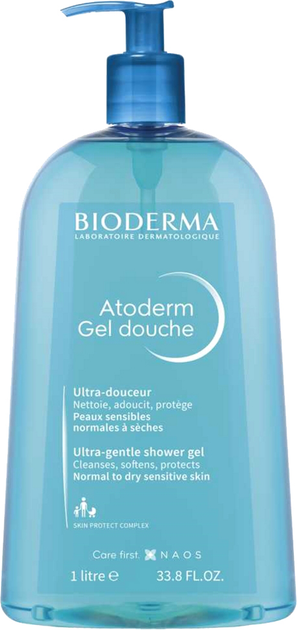 Акція на Гель для душу Bioderma Atoderm Gentle Shower Gel для сухої та чутливої шкіри 1 л від Rozetka