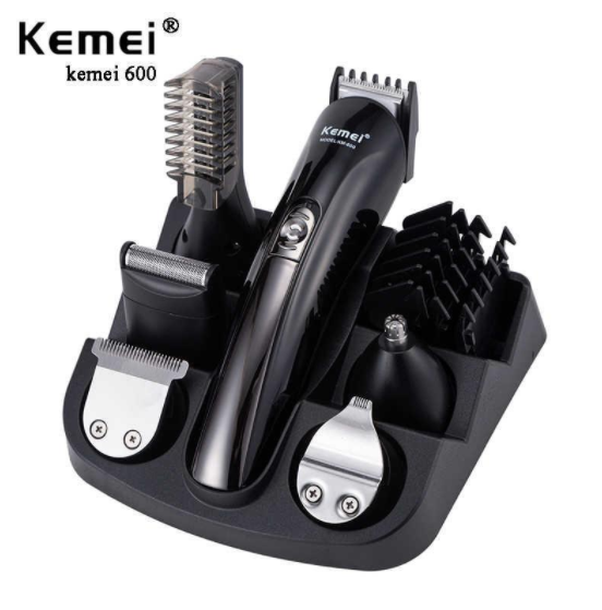 Машинка тример 11 В 1 для стрижки волосся + Підставка KEMEI KM-600 - изображение 3
