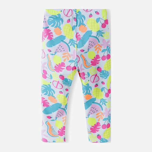 Legginsy 5.10.15 Urban Tropics 3M4032 98 cm Białe/Różowe Zielone (5902361980999) - obraz 2