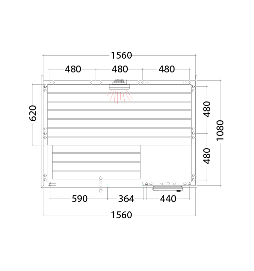 Сауна Alaska Mini Инфра + , 1,60x1,10x2,04 м - зображення 2
