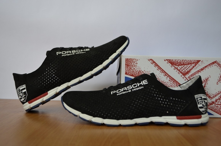 Кроссовки Adidas Porsche Design P'5000 черные кожаные