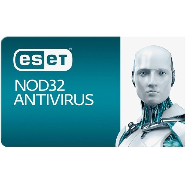 Антивирус ESET NOD32 Antivirus (2 ПК) лицензия на 1 год, базовая (ENA-A2-N-1Y1) - изображение 1