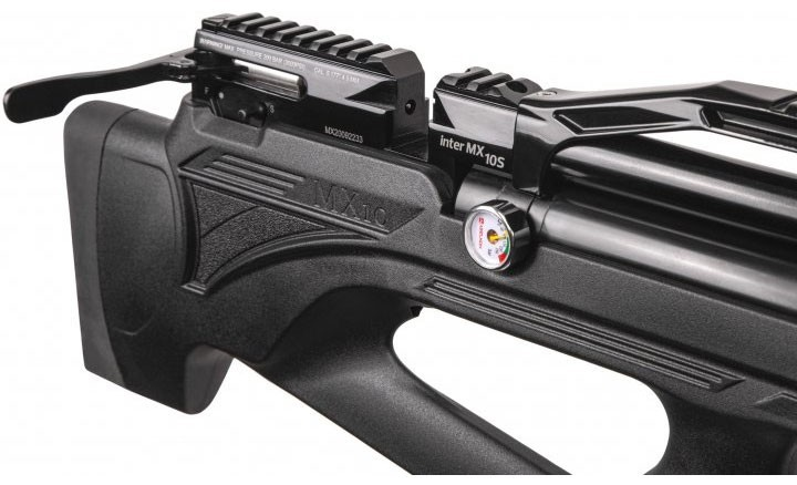 Пневматическая PCP винтовка Aselkon MX10-S Black кал. 4.5 + Насос высокого давления для PCP в подарок - изображение 4