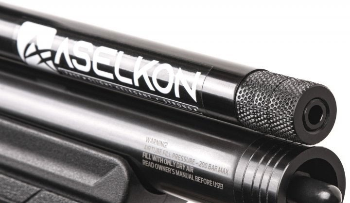 Пневматическая PCP винтовка Aselkon MX10-S Black кал. 4.5 + Насос высокого давления для PCP в подарок - изображение 5