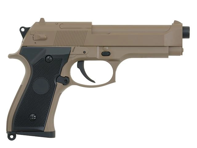 Пістолет Cyma Beretta M92F/M9 CM.126 Tan AEP (Страйкбол 6мм) - изображение 2