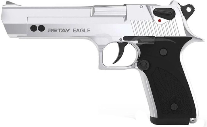 Пистолет сигнальный Retay Eagle nickel + пачка патронов в подарок - изображение 2