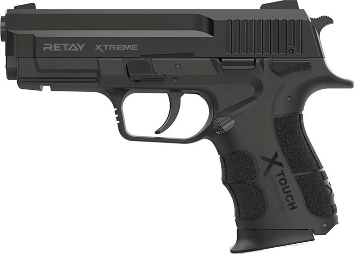 Пістолет стартовий Retay XTreme кал. 9 мм. Колір - black. + пачка патронів в подарунок - зображення 2