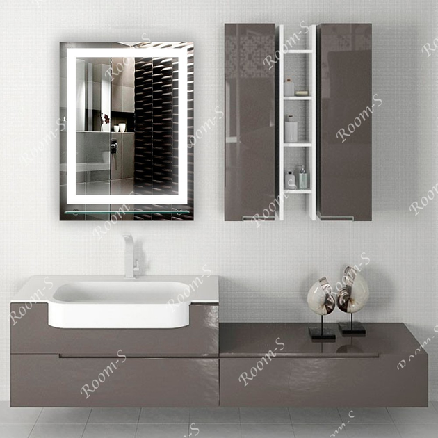 Зеркала с полкой в ванную - купить в Максидоме | Цены в интернет-магазине