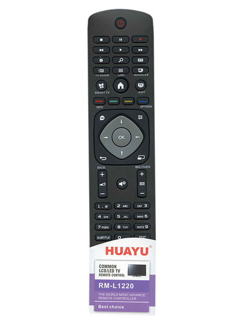 Пульт HUAYU RM-L1220 для телевизоров Philips (3028) - Фото 3 Пульт HUAYU RM-L1220 для телевизоров Philips (3028) - изображение 3