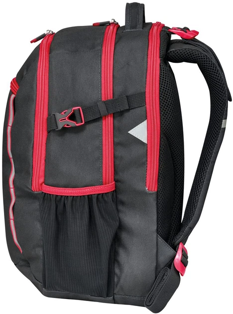 Рюкзак шкільний Herlitz Ultimate Black Red чорний (4008110256962) - зображення 3
