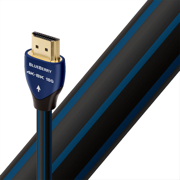 Кабель AUDIOQUEST 1.0m HDMI 18G BlueBerry (HDM18BLUE100) - Фото 2 Кабель AUDIOQUEST 1.0m HDMI 18G BlueBerry (HDM18BLUE100) - изображение 2