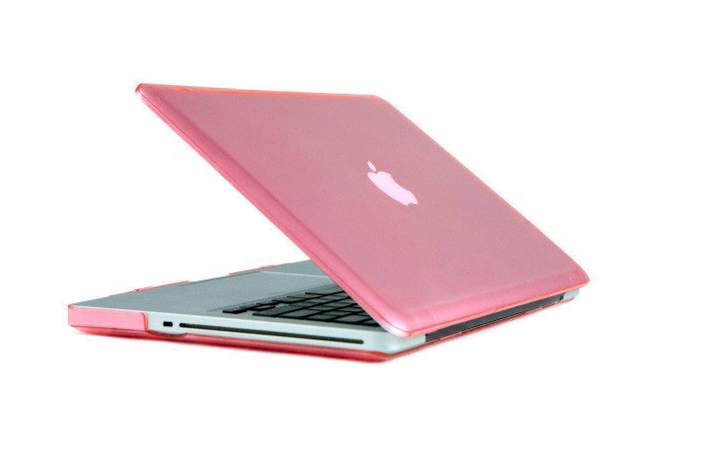Чехол накладка для макбука Apple Macbook Air Old 13 Case без выреза под яблоко глянцевый розовый - Фото 1 Чехол накладка для макбука Apple Macbook Air Old 13 Case без выреза под яблоко глянцевый розовый - изображение 1
