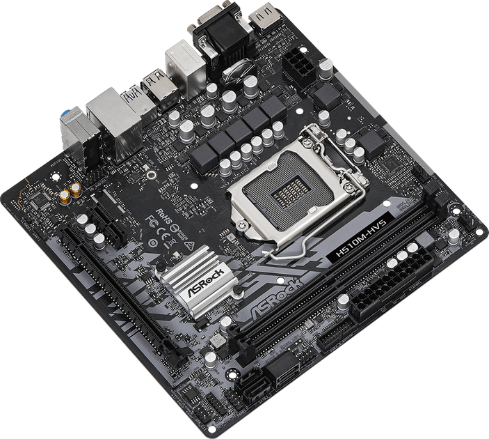 Материнская плата ASRock H510M-HVS (s1200, Intel H510, PCI-Ex16) - изображение 3