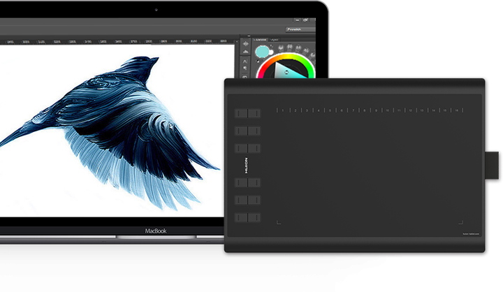 Графический планшет HUION New 1060Plus + перчатка - изображение 3