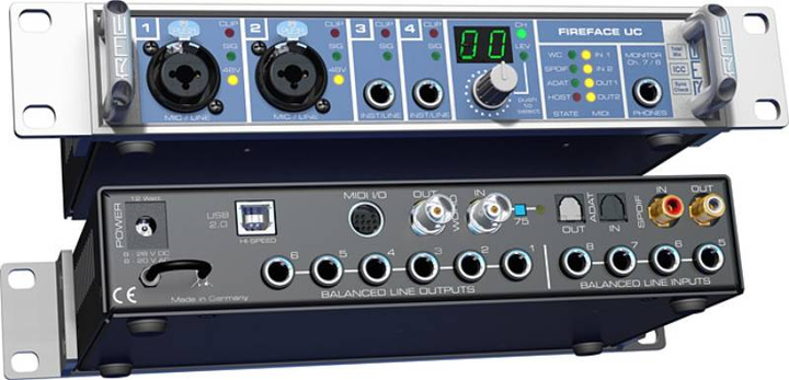 Звуковая карта и интерфейс RME FireFace UC 54597 - изображение 1