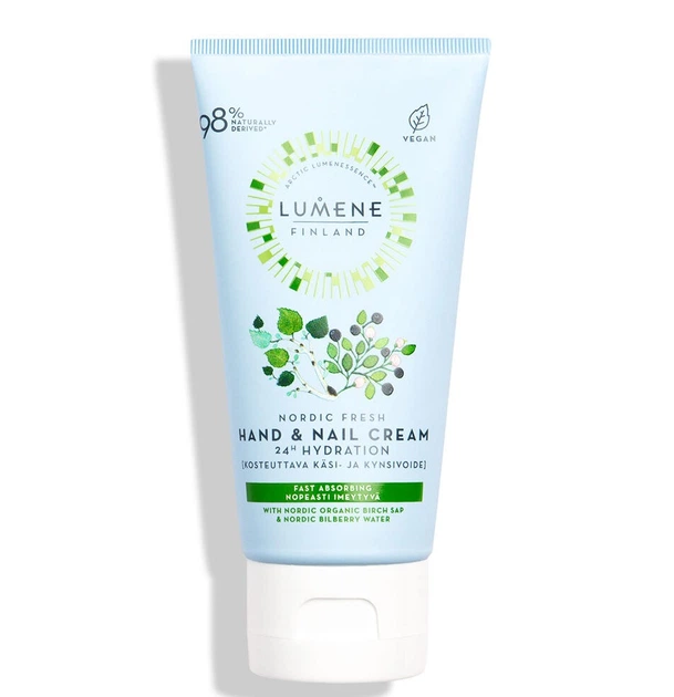 Освіжаючий крем для рук і нігтів Lumene Nordic Fresh Hand & Nail Cream (828566) - Фото 1 Освіжаючий крем для рук і нігтів Lumene Nordic Fresh Hand & Nail Cream (828566) - зображення 1