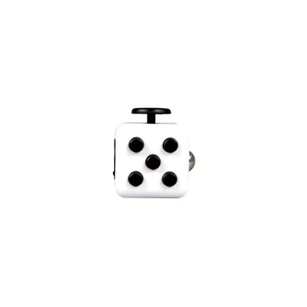 Многофункциональная игрушка Fidget Cube для пальцев мини-фиджет кубик антистресс для снятия напряжения Куб 3.3 см Белый/Черный - Фото 1 Многофункциональная игрушка Fidget Cube для пальцев мини-фиджет кубик антистресс для снятия напряжения Куб 3.3 см Белый/Черный - зображення 1