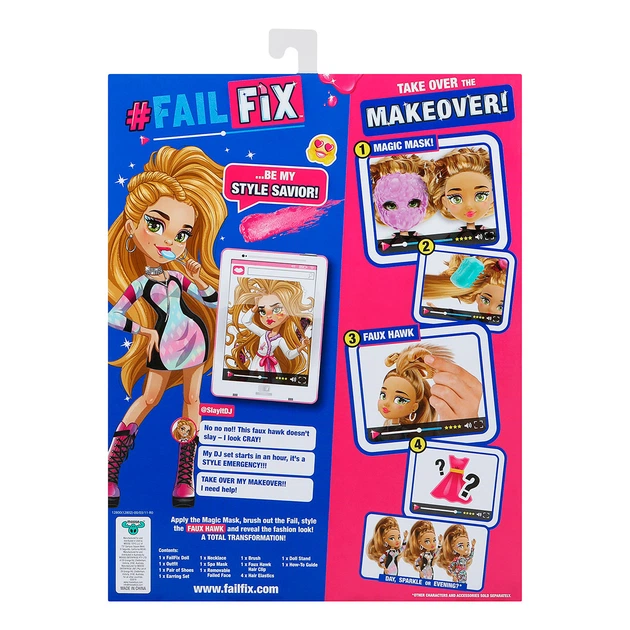 Игровой набор с куклой FAILFIX серии "TOTAL Makeover" - ДИДЖЕЙКА 12802 - Фото 9 Игровой набор с куклой FAILFIX серии "TOTAL Makeover" - ДИДЖЕЙКА 12802 - изображение 9