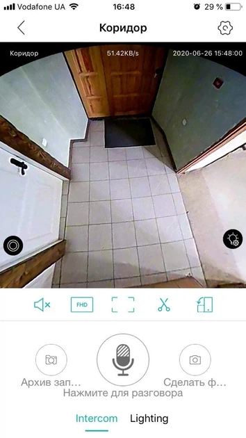 Панорамная потолочная камера видеонаблюдения Лампочка IP WiFi UTM 1080 P-2MP-360° с удаленным доступом Белая - изображение 12