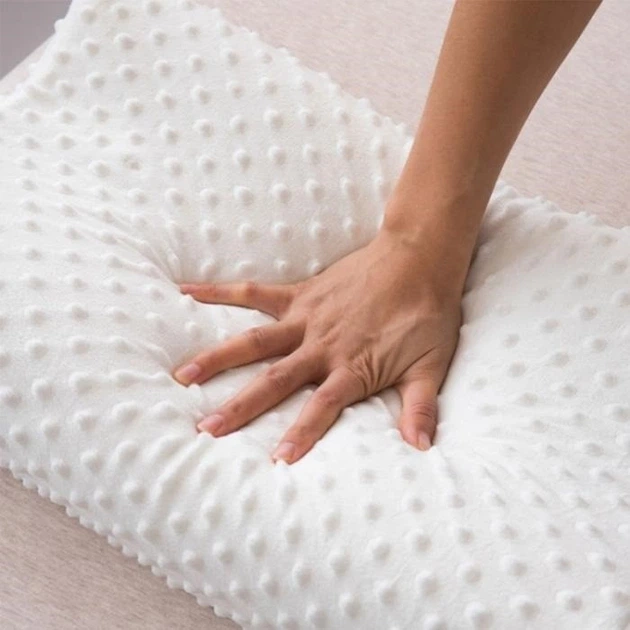 Ортопедическая подушка с эффектом памяти для здорового сна Memory Pillow White - изображение 4