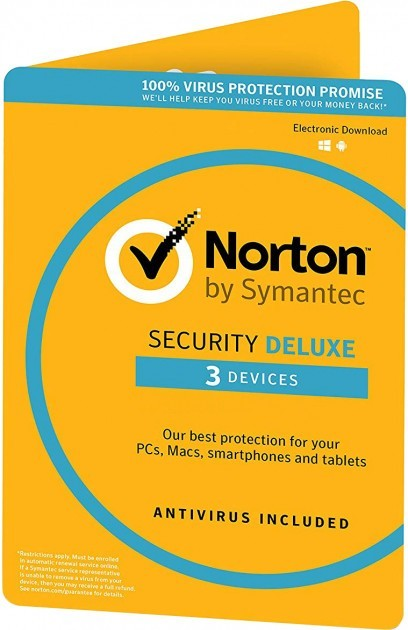 Антивирус Norton Security Deluxe для 3 ПК на 1 год (электронная лицензия) - изображение 1