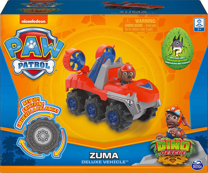 paw patrol zuma dino