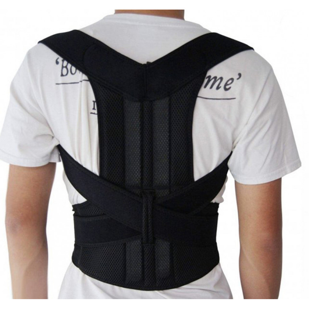 Бандаж для вирівнювання спини ортопедичний коректор XXXL (VS7004270-5) Back Pain Help Support Belt - зображення 1