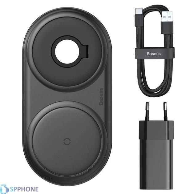 Беспроводное ЗУ Baseus Planet 2in1 WXPL-B01 Black - изображение 3