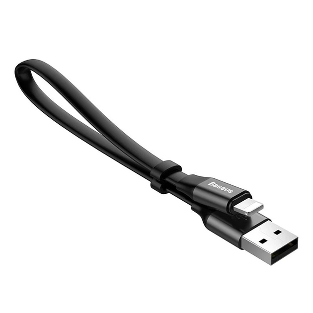 Кабель Baseus Nimble Micro to Lightning 0.23 м Black (CALMBJ-01) - Фото 1 Кабель Baseus Nimble Micro to Lightning 0.23 м Black (CALMBJ-01) - изображение 1